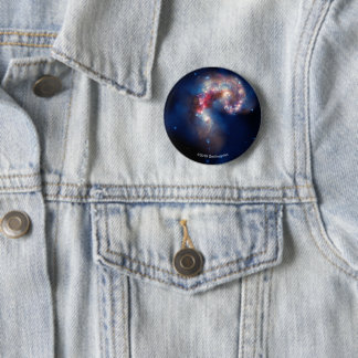 Antennae: A Galactic Spectacle 6 Cm Round Badge