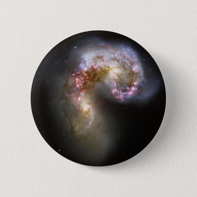 Antennae Galaxies 6 Cm Round Badge (Front)
