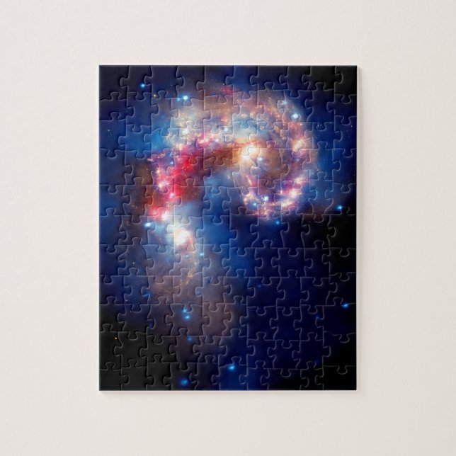 Antennae Galaxies Colliding Jigsaw Puzzle (Vertical)