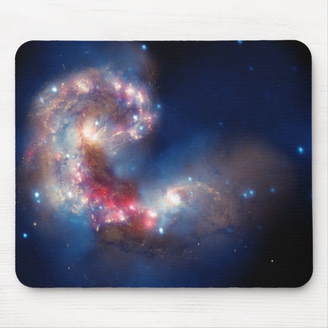 Antennae Galaxies Colorful Composite Mouse Pad (Front)