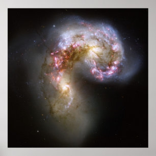 Antennae galaxies poster