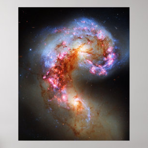 Antennae Galaxies Poster