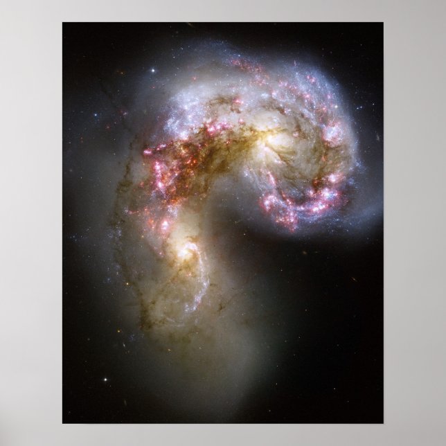 Antennae Galaxies Poster (Front)