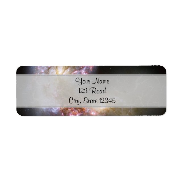 Antennae Galaxies Return Address Label (Front)