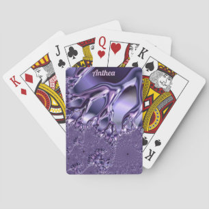 ANTHEA ~ Fractal Design Pattern ~ Icy Fingers ~ Playing Cards