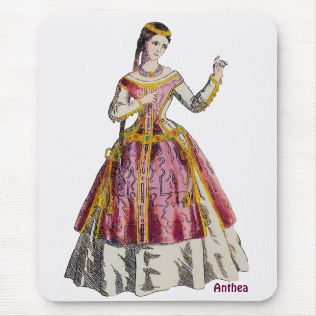 ANTHEA ~ Personalised ~Spanish Lady of Rank   Mouse Pad (Front)