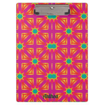 ANTHEA ~ Yellow, Blue, Red and Pink design 