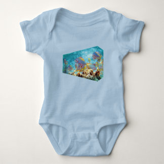 Anthias fish at coral reef - Photographic design | Baby Bodysuit