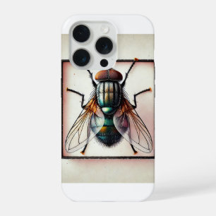 Anthomyiid Fly 190624IREF116 - Watercolor iPhone 15 Pro Case