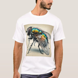 Anthomyiid Fly 210624IREF123 - Watercolor T-Shirt