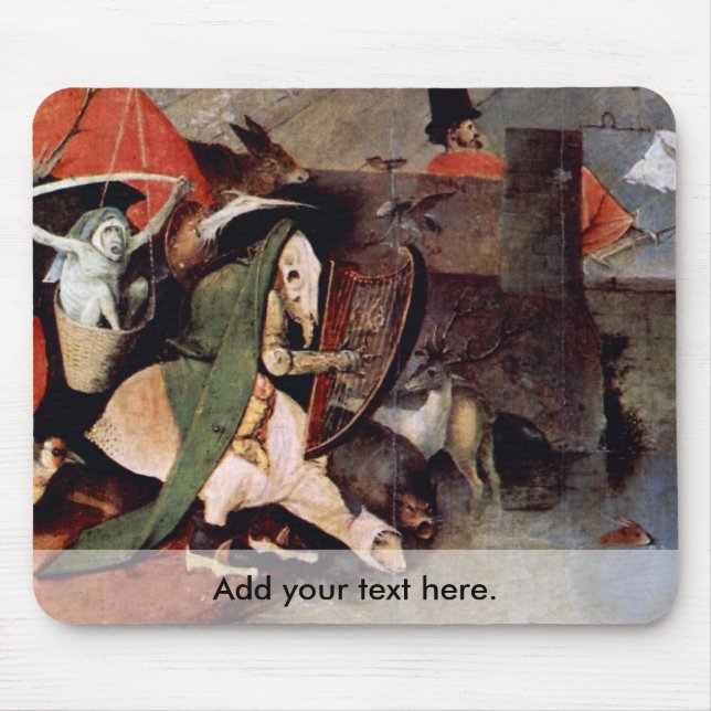 Anthony Altar -Temptation of St. Anthony, detail 7 Mouse Pad (Front)