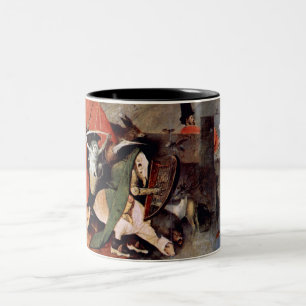 Anthony Altar -Temptation of St. Anthony, detail 7 Two-Tone Coffee Mug