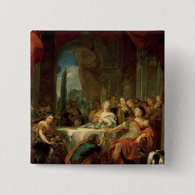 Anthony and Cleopatra 15 Cm Square Badge (Front)