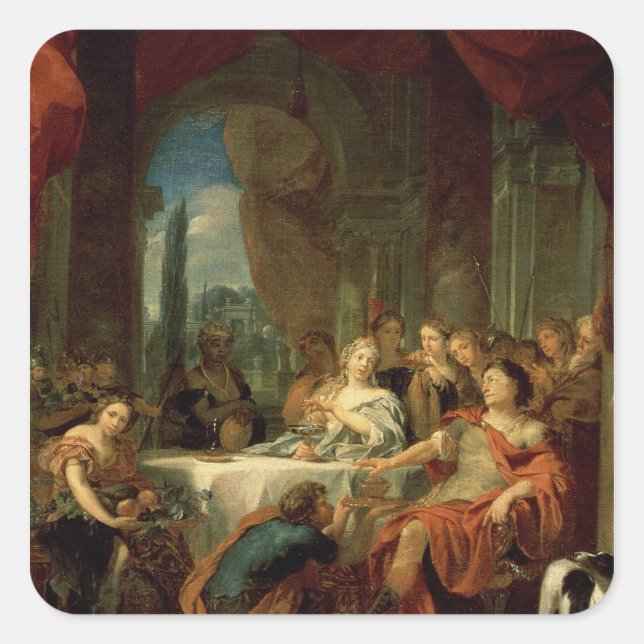 Anthony and Cleopatra Square Sticker (Front)