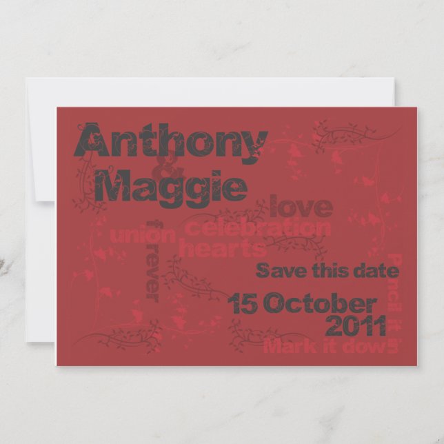 Anthony and Maggie Save the Date (Front)