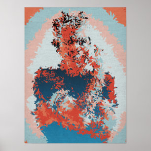 Anthony Bourdain Artistic Portrait Modern Wall Art