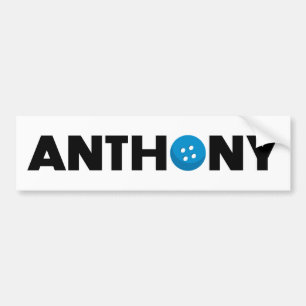 Anthony button bumper sticker