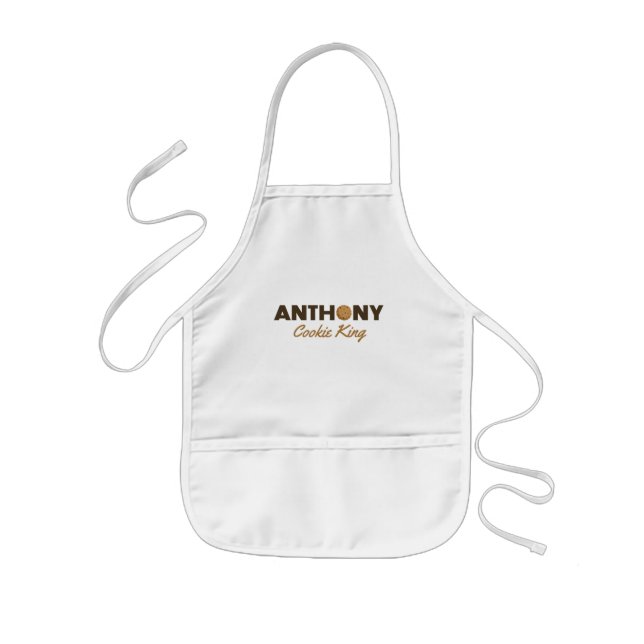 Anthony cookie King Kids Apron (Front)