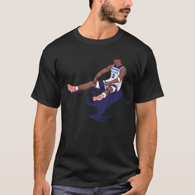 Anthony Edwards Vs Denver nuggets the goat T-Shirt (Front)
