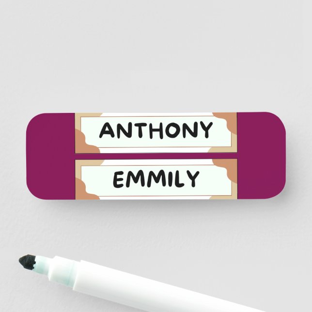 Anthony Emily Classic Name Tag (In Situ)