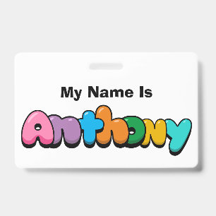 Anthony ID Badge