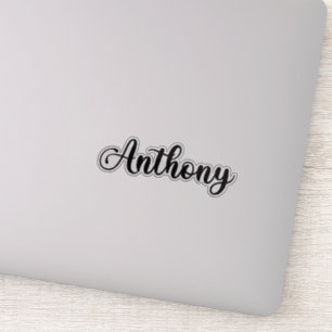 Anthony Name - Handwritten Calligraphy