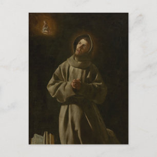Anthony of Padua (Francisco de Zurbarán, 1627-30) Postcard