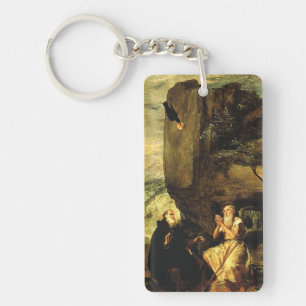 Anthony the Great and Paul of Thebes Key Ring