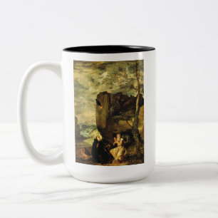 Anthony the Great and Paul of Thebes Two-Tone Coffee Mug