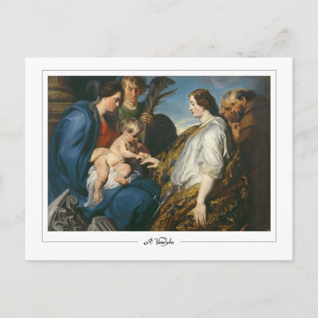 Anthony van Dyck #449 - Fine Art Postcard (Front)
