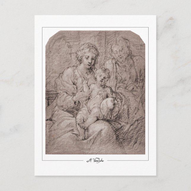 Anthony van Dyck #817 - Fine Art Postcard (Front)