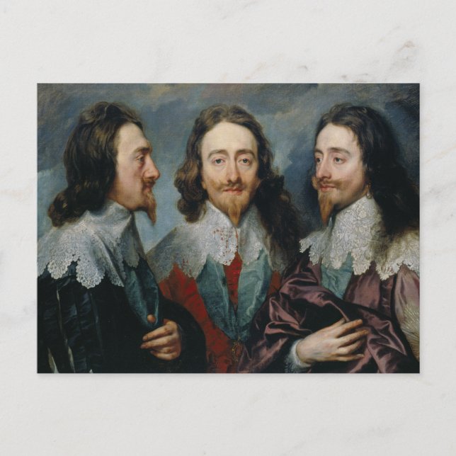Anthony van Dyck - Charles I (1600-49) Postcard (Front)