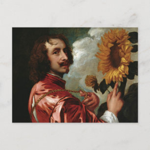 Anthony van Dyck - Self-Portrait Postcard