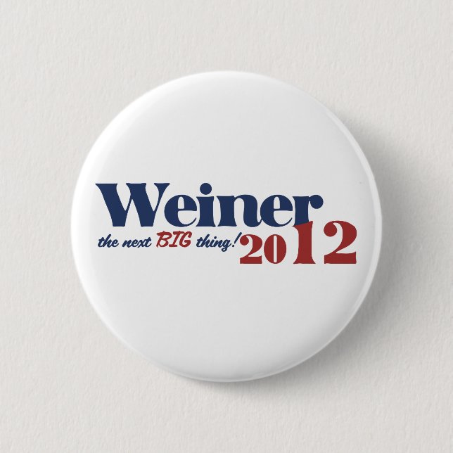 Anthony Weiner 6 Cm Round Badge (Front)