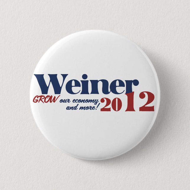 Anthony Weiner 6 Cm Round Badge (Front)