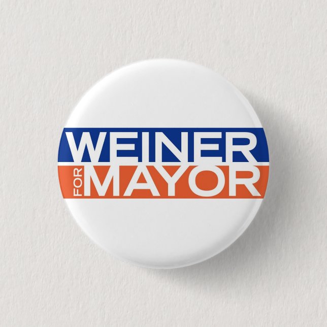 Anthony Weiner Button (Front)
