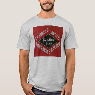 Anthracite, was carried   by the Reading Railroad T-Shirt