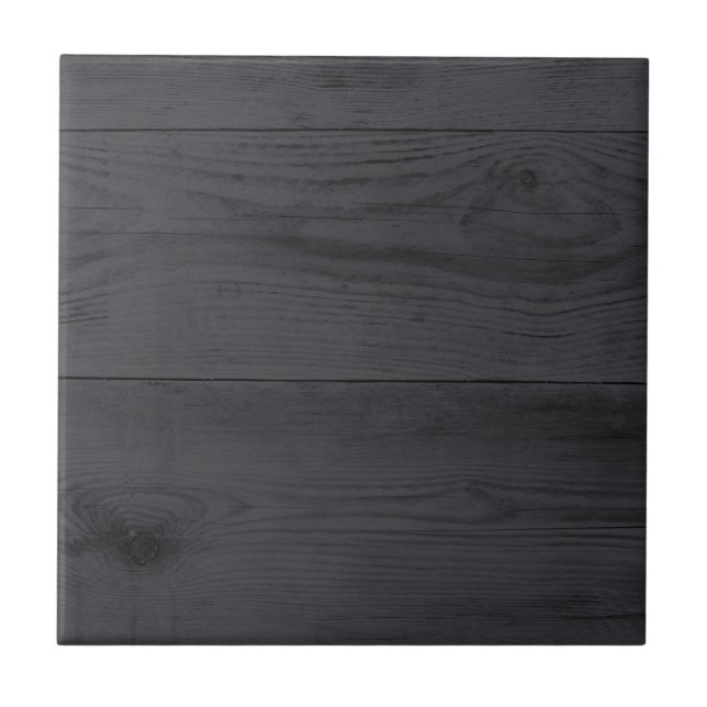 Anthracite wood structure tile (Front)
