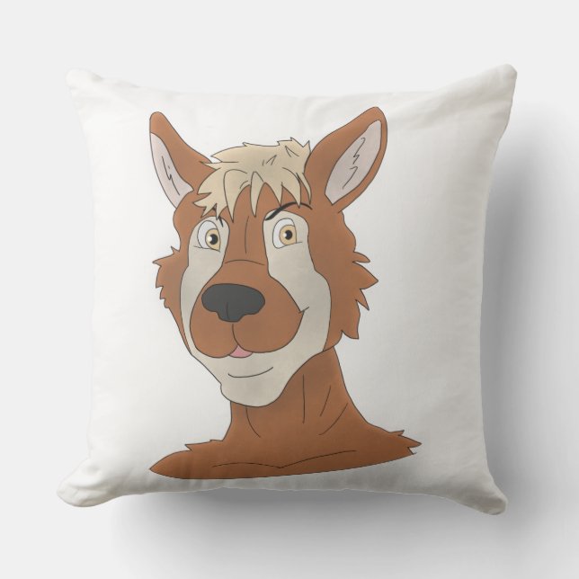 Anthro animal face cushion (Front)