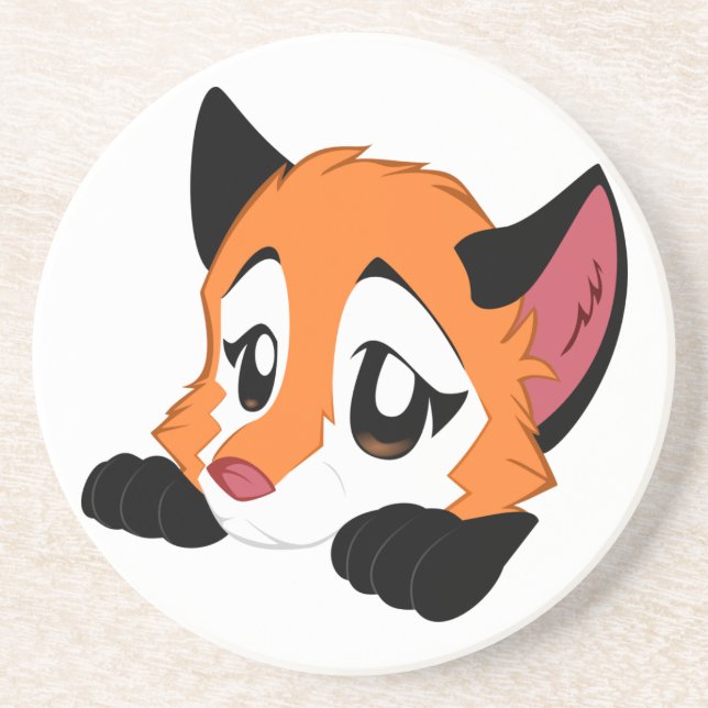 Anthro Fox Coaster (Front)
