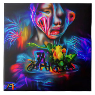 Anthrophobia 2 ceramic tile