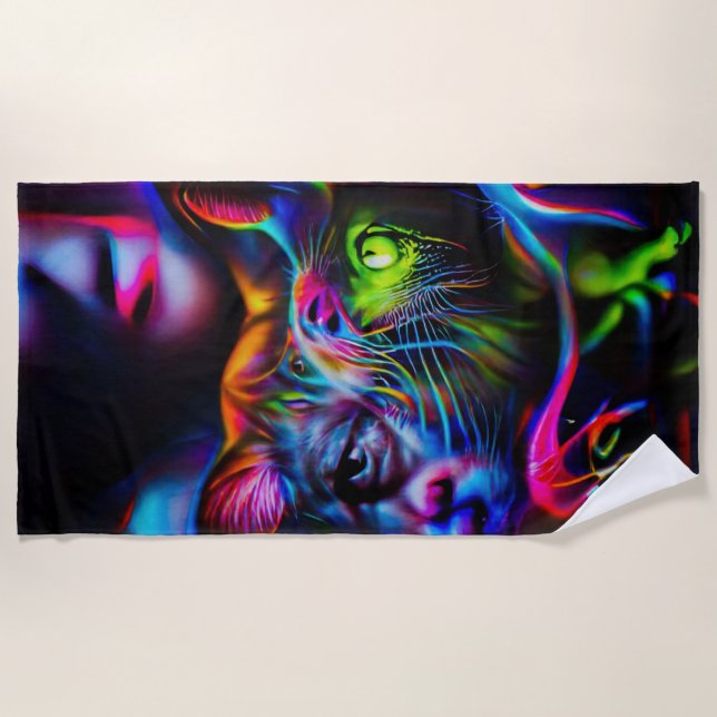 Anthrophobia  beach towel (Front)