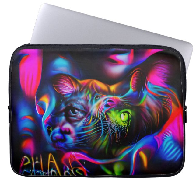 Anthrophobia  laptop sleeve (Front)
