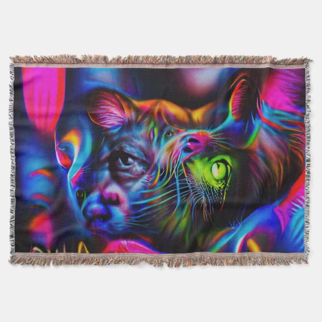 Anthrophobia  throw blanket (Front)