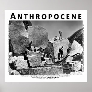 Anthropocene VI - Granite Quarry, Salt Lake County Poster