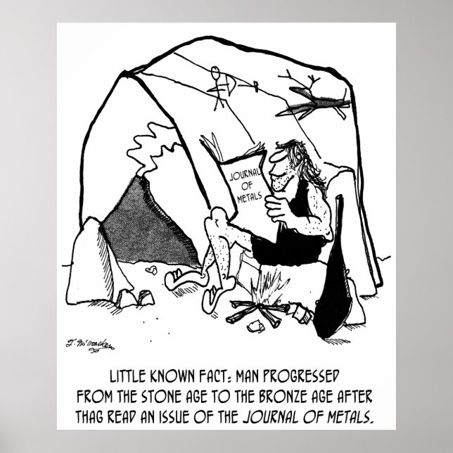 Anthropology Cartoon 1938 Poster (Front)