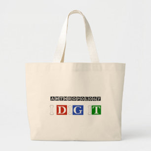 Anthropology I Dig It Large Tote Bag