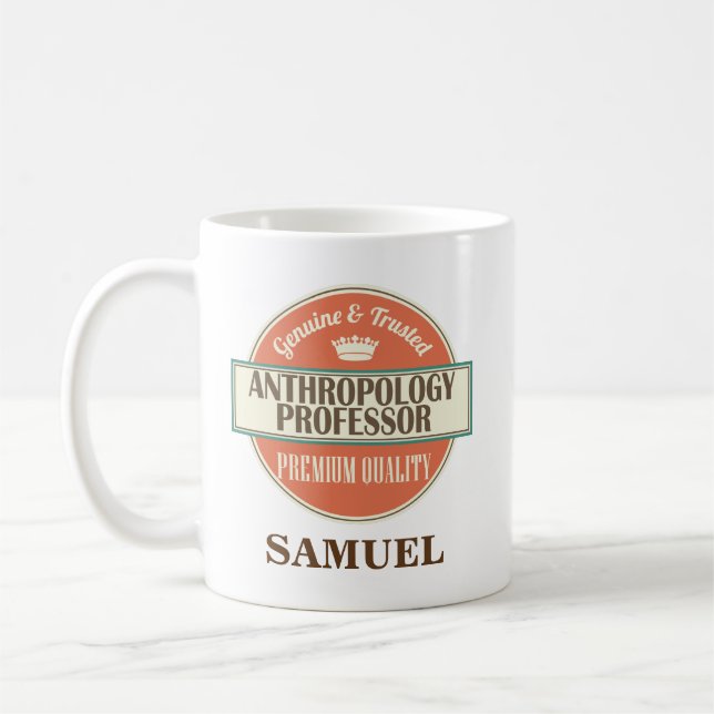Anthropology Professor Personalised Mug Gift (Left)