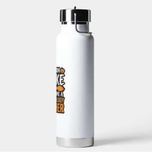Anthropology Teacher Halloween Broom Broke Water Bottle