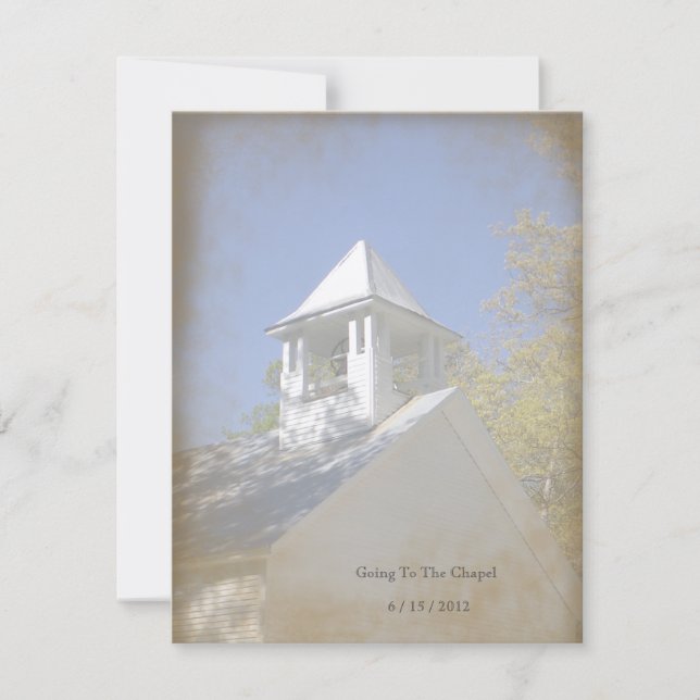 Anthropology Vintage Chapel Invitation (Front)